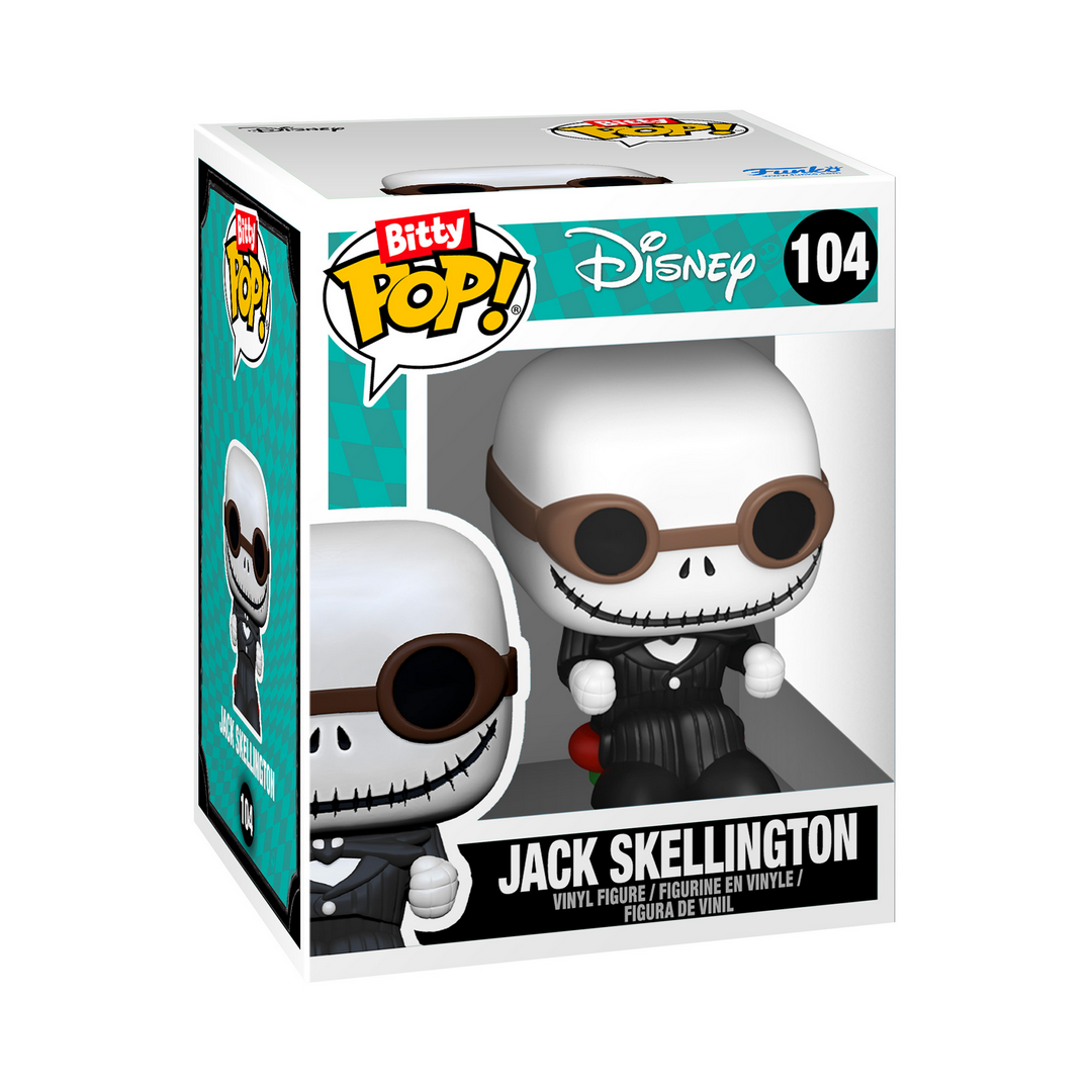 Bitty Pop Ride-TNBC  Jack Skeleton w/Snowmobile