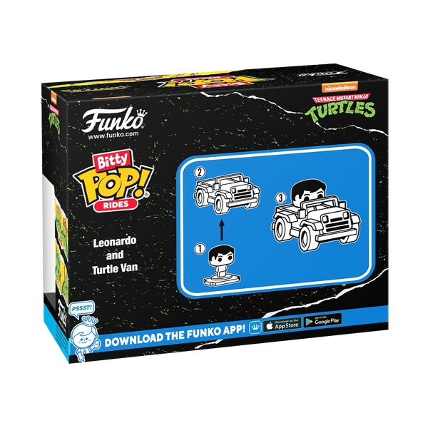 Funko Bitty POP! Ride: Turtles Leonardo & Turtle Van