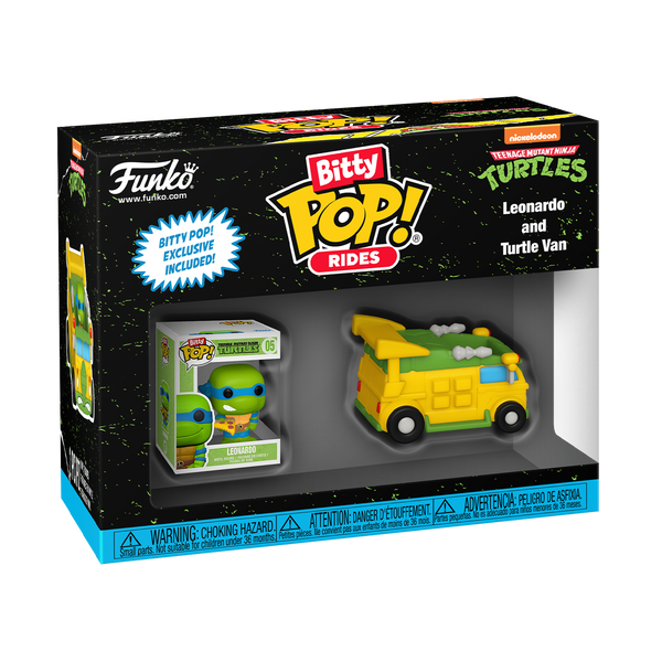 Funko Bitty POP! Ride: Turtles Leonardo & Turtle Van