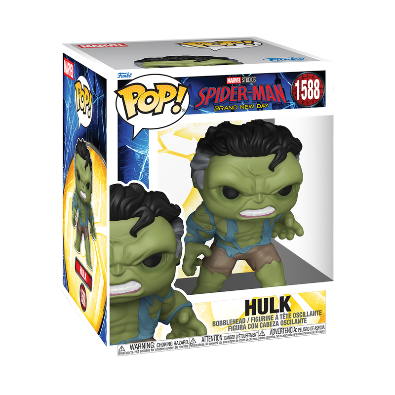 Funko Pop! Super Marvel Spider-Man Brand New Day Hulk Vinyl Figure
