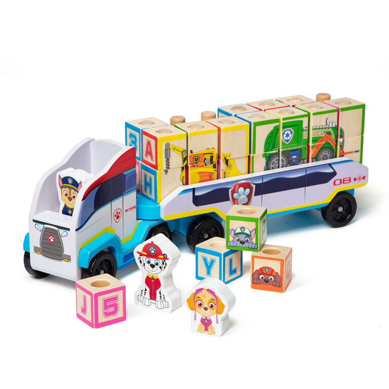Melissa & Doug Paw Patrol ABC Block Truck