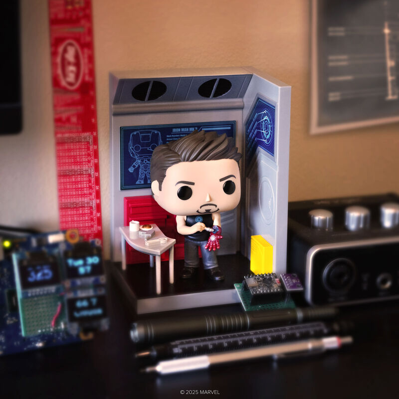 Funko POP! Nooks: Marvel - Tony Stark's Workshop Vinyl Figure