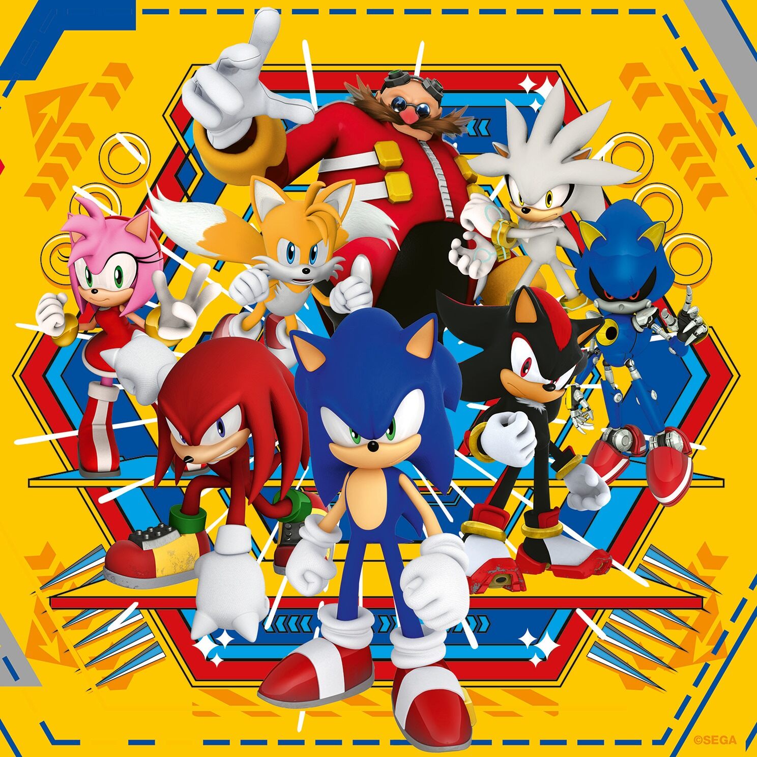 Sonic The Hedgehog, 3x49pc