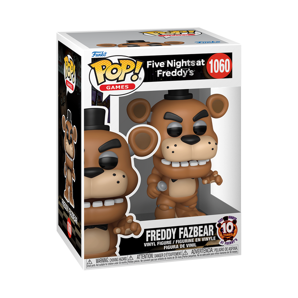 Funko POP! Games: Five Nights At Freddy's - Freddy Fazbear (10th Anniversary)