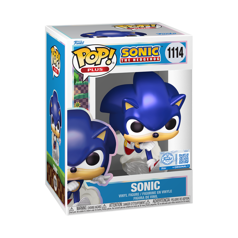 Funko POP! Plus: Sonic the Hedgehog - Sonic (Pearlescent)