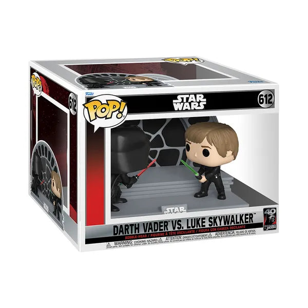 Funko Pop! Moment Star Wars Luke Skywalker vs Darth Vader Vinyl Figure
