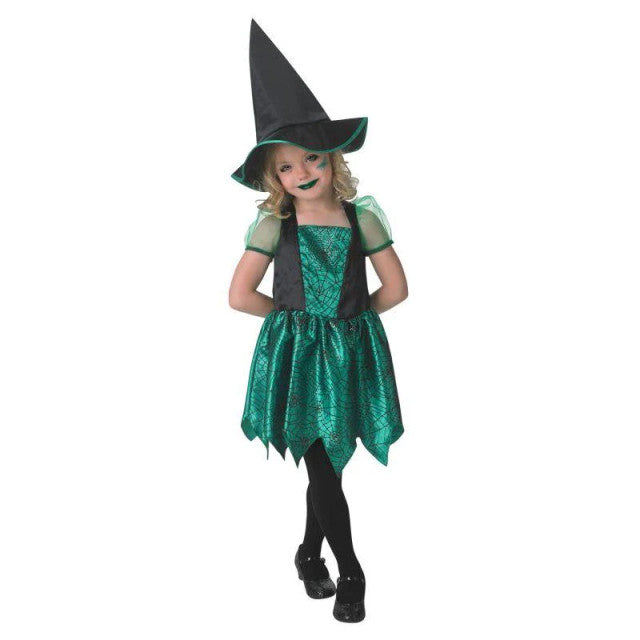 Medium Green Spider Witch