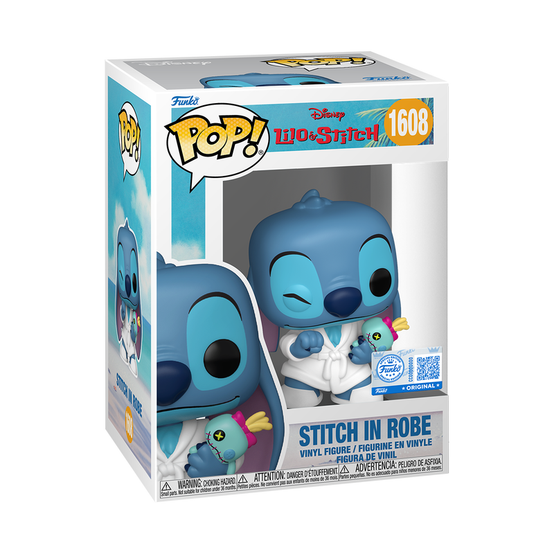 Funko Pop! Disney Lilo & Stitch Stitch in Robe Vinyl Figure