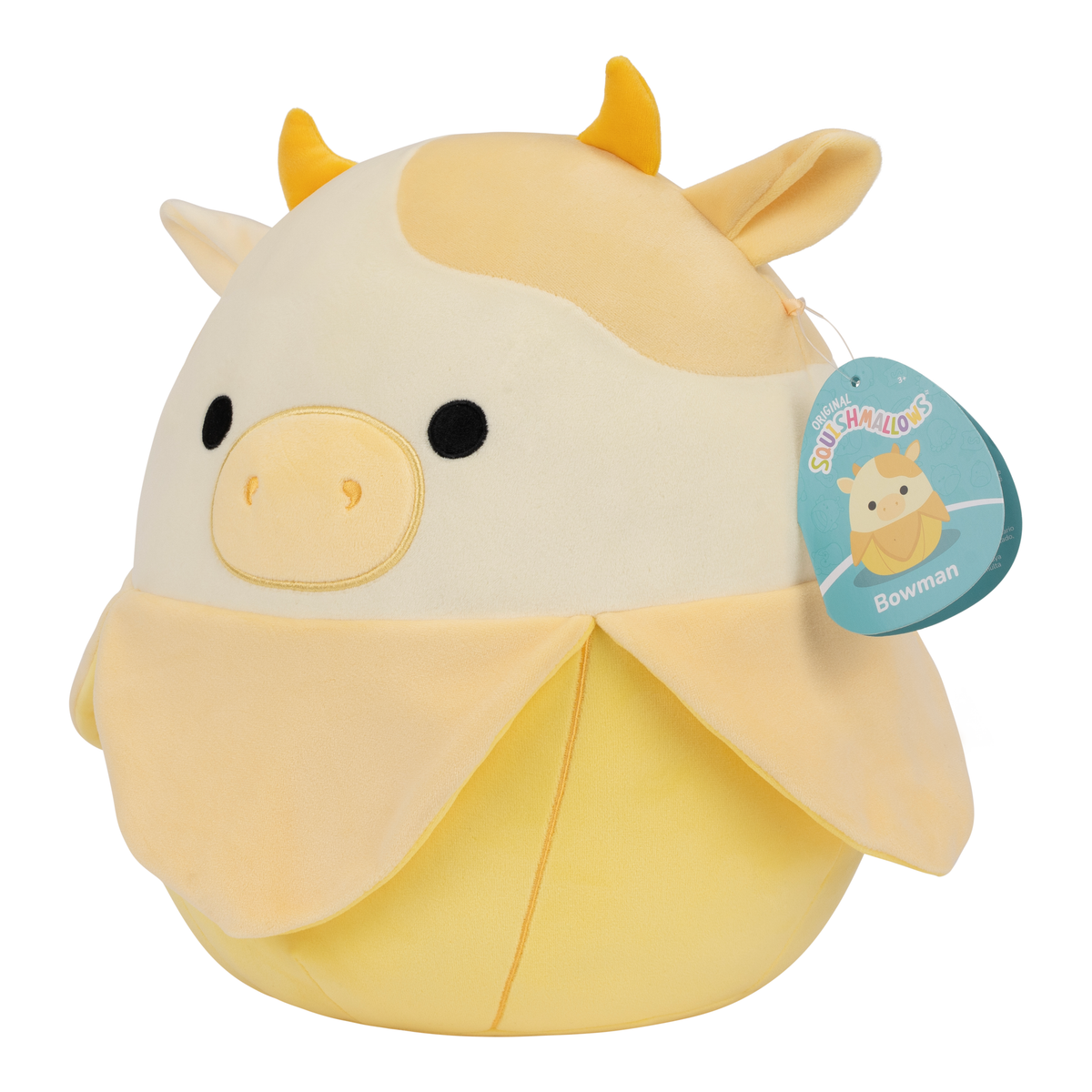 Squishmallows Banana Cow Plush Toy 12 Inch
