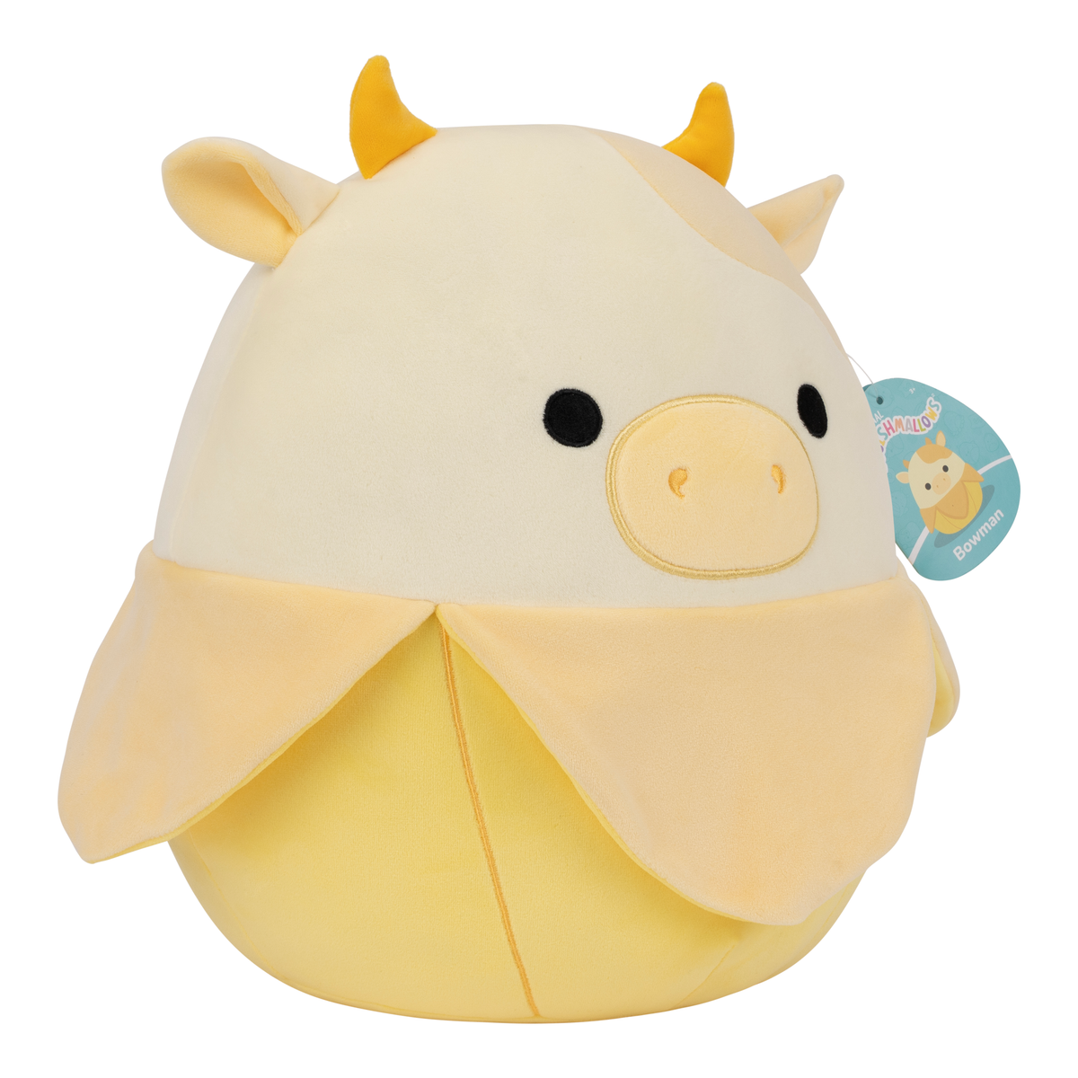 Squishmallows Banana Cow Plush Toy 12 Inch