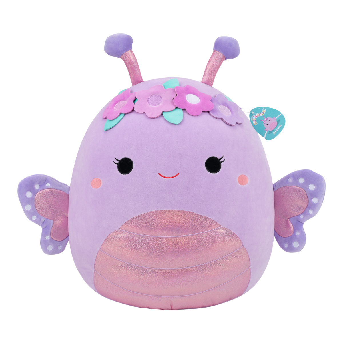 Squishmallows Brenda Purple Butterfly Plush Toy 20 Inch