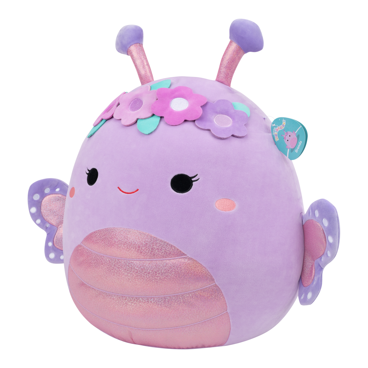 Squishmallows Brenda Purple Butterfly Plush Toy 20 Inch