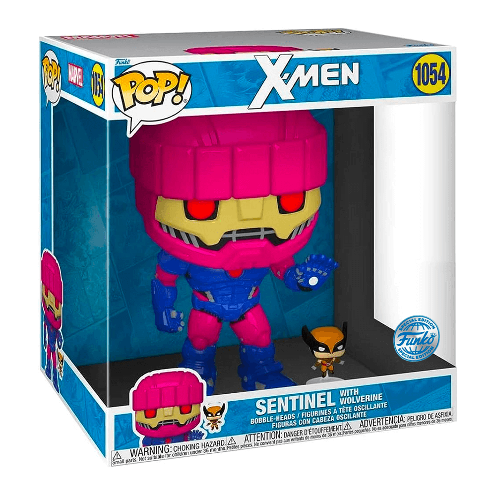 Funko POP! Jumbo: X-men - Sentinel With Wolverine