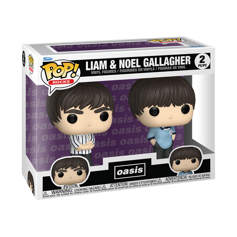 Funko POP! Rocks: Oasis – Liam & Noel Gallagher 2 Pack