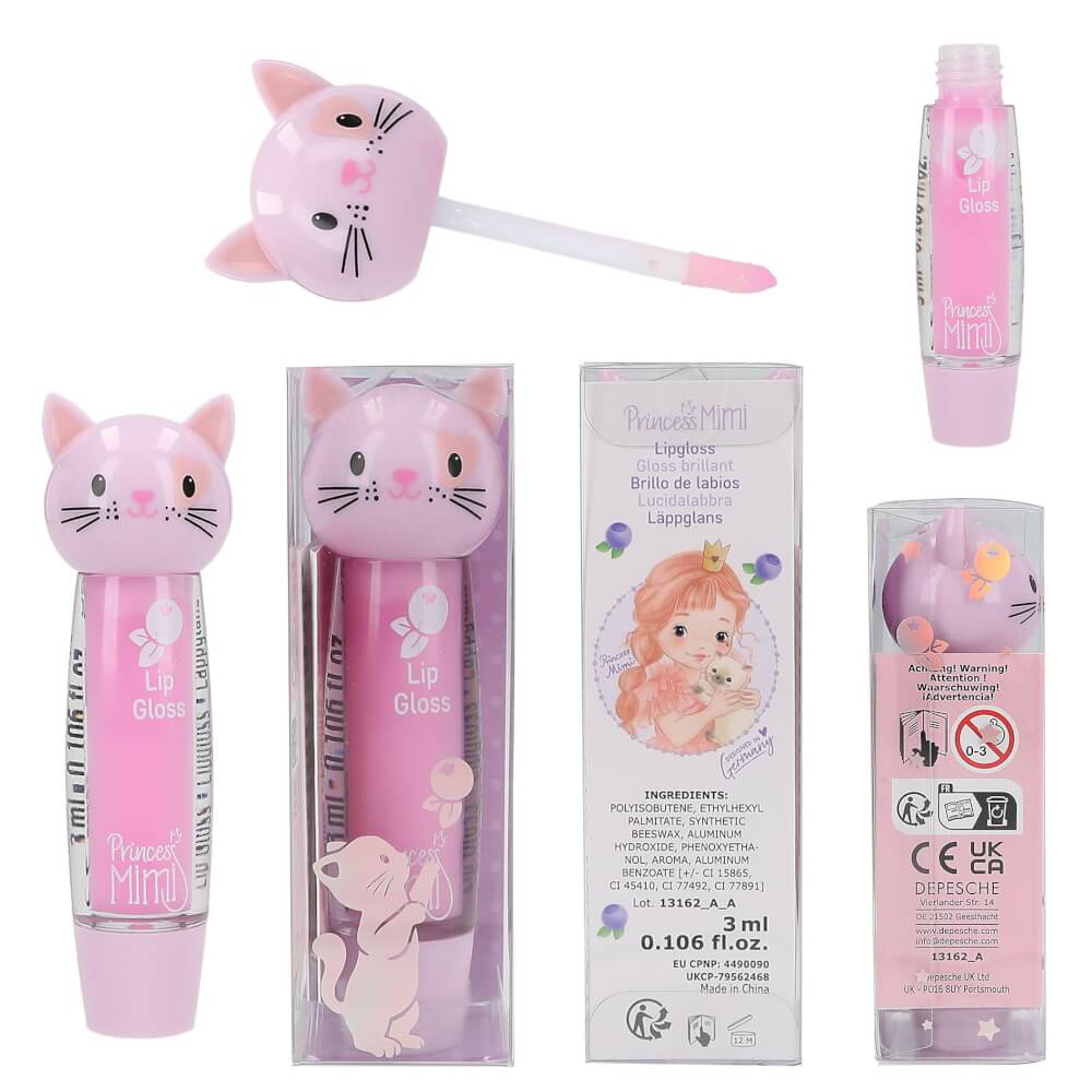 Princess Mimi Lip Gloss Animal Asst