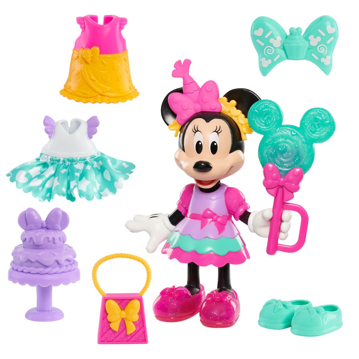 Minnie Mouse Fabulous Fashion Doll Asst (Purple & Pink)