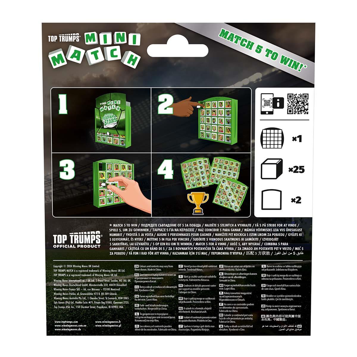 World Football Stars Top Trumps Mini Match