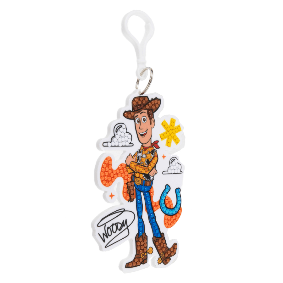 Woody Crystal Art Bag Charm