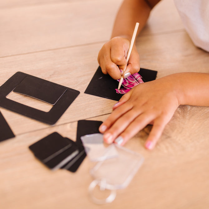 Melissa & Doug Scratch Art Set Delux Party Pack