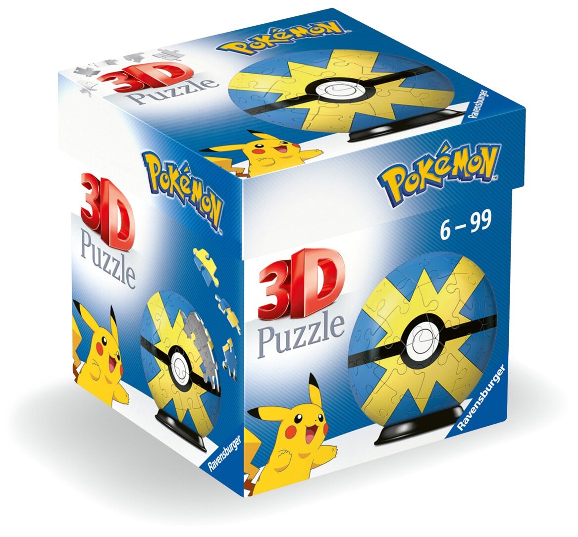 Pokemon Quick 3D Puzzle, 54pc