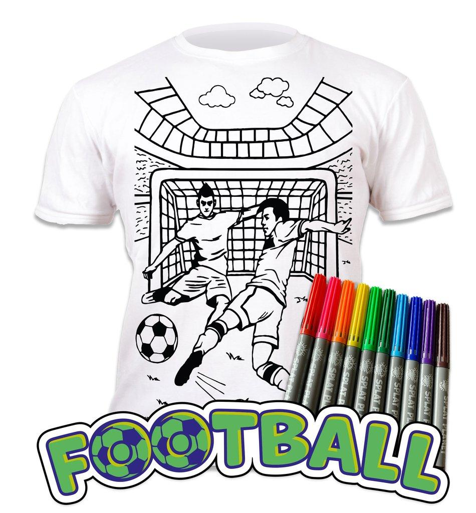 Football Colour In T-Shirts