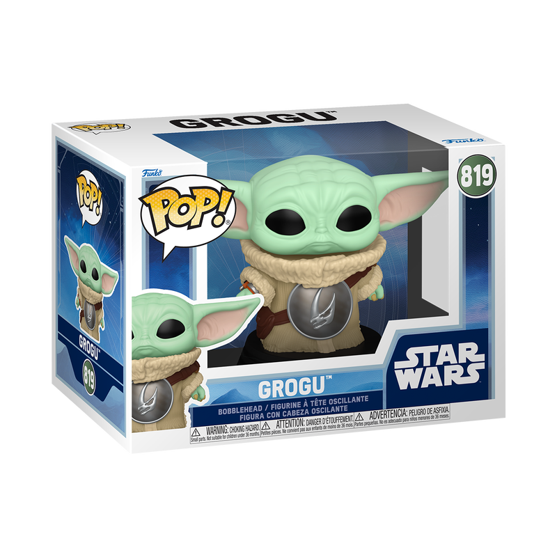 Funko POP! Vinyl: Star Wars - Grogu with Mudhorn Chest Armour