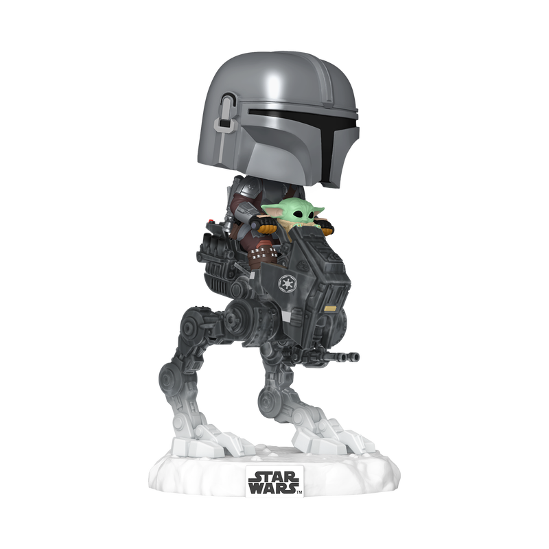 Funko Pop! Rides Deluxe: Star Wars The Mandalorian with Grogu Vinyl Figure