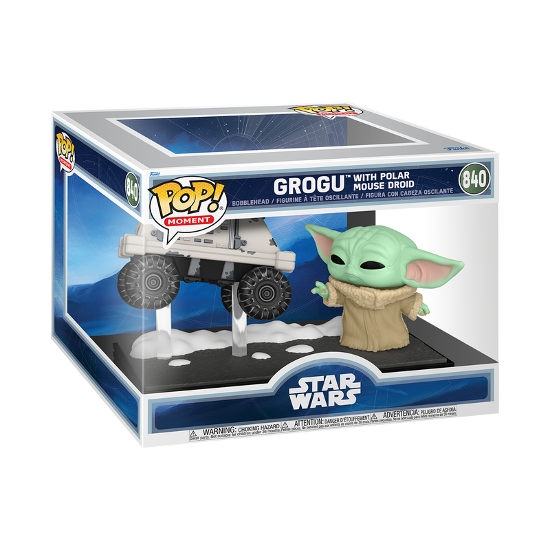 Funko POP! Moment: Star Wars - The Mandalorian Grogu with Mando Vinyl Figure