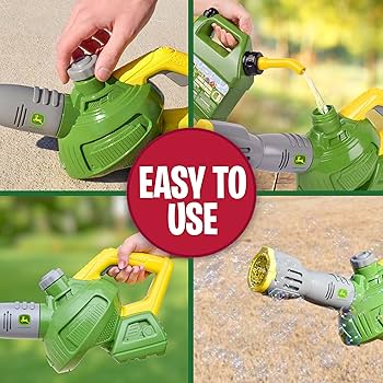 John Deere Bubble Leaf Blower & refill can