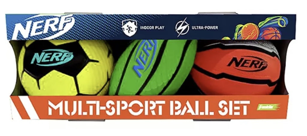 NERF Proshot Multisport Foam Ball Set