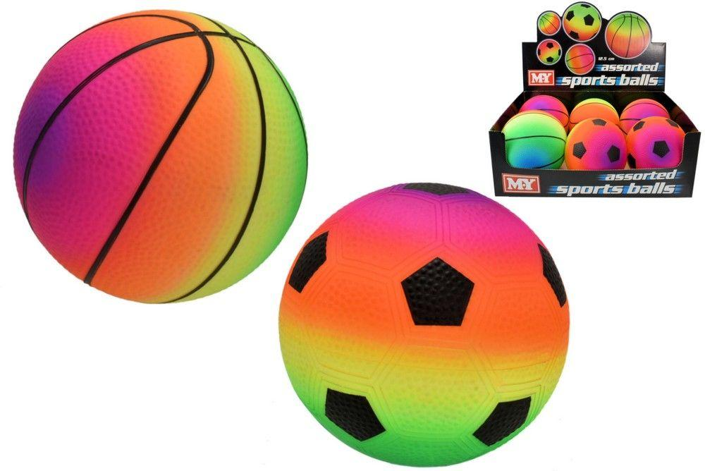 Fluorescent Inflated Sports Ball