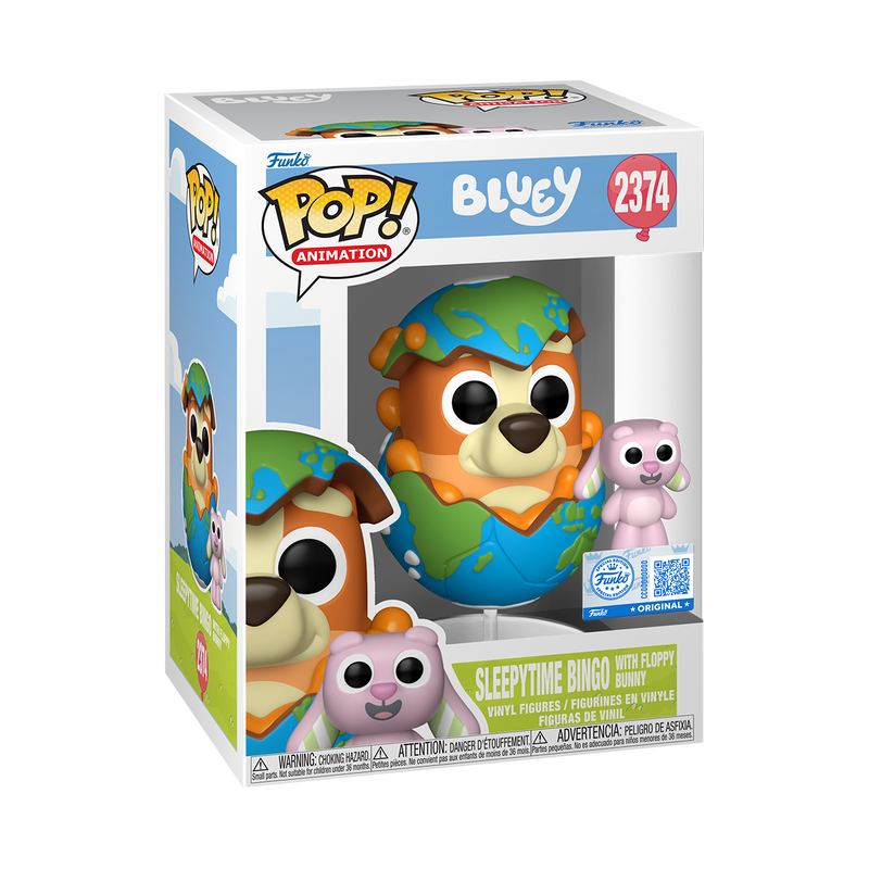 Funko POP! & Buddy: Bluey - Bingo with Floppy Bunny Vinyl Figures