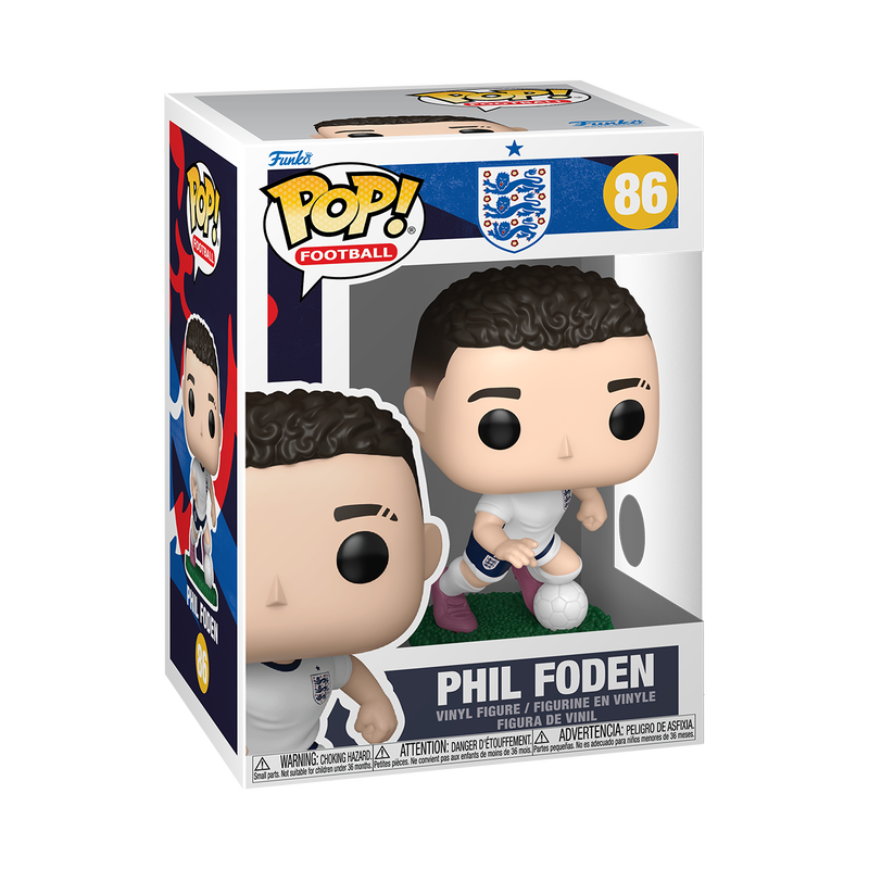Funko POP Football England Phil Foden Vinyl Figure