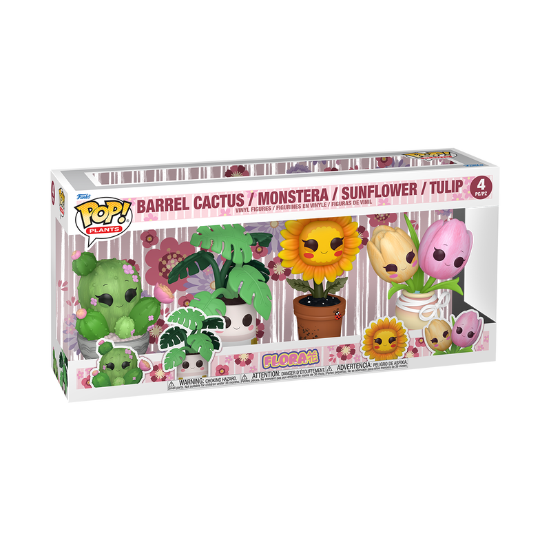 Funko POP! Plants: Flora 4 Pack Vinyl Figure