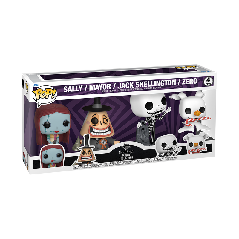 Funko Pop! Disney The Nightmare Before Christmas Vinyl Figure 4 Pack