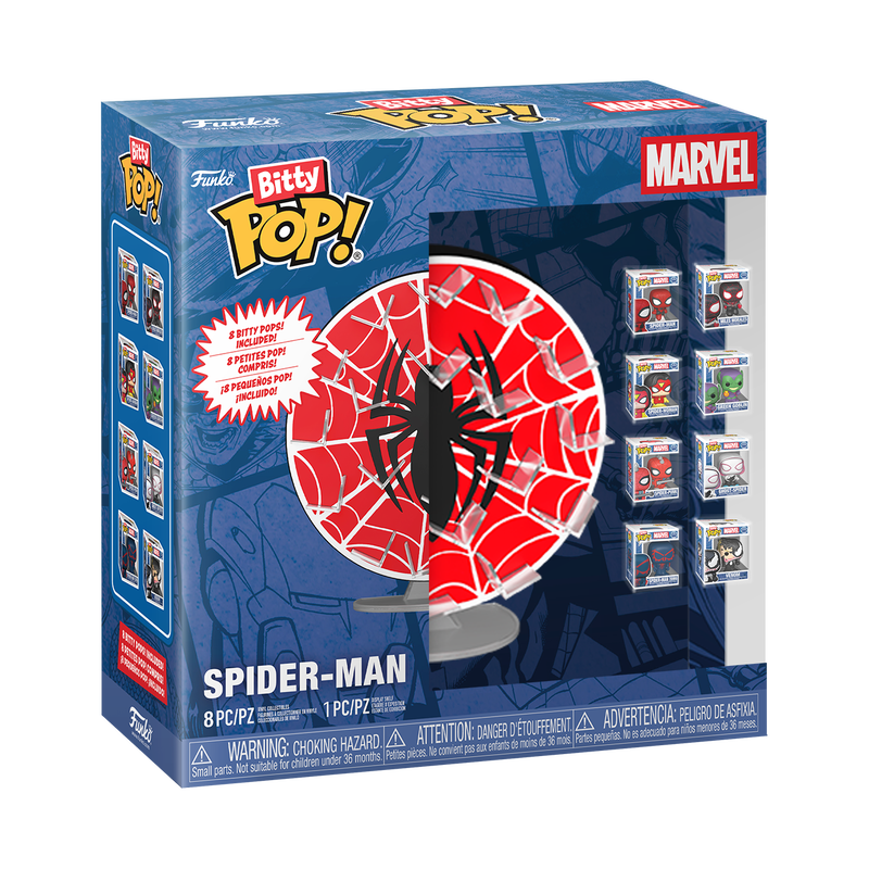 Funko Bitty Pop! Display Spider-Man Web Bundle