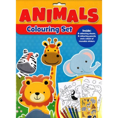 Animals Colouring Set