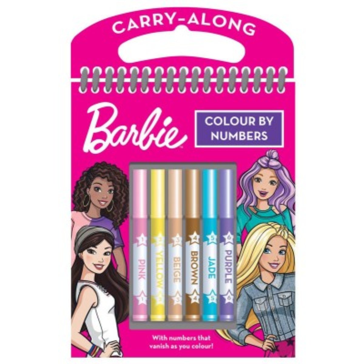 Barbie Colour By Numbers Set