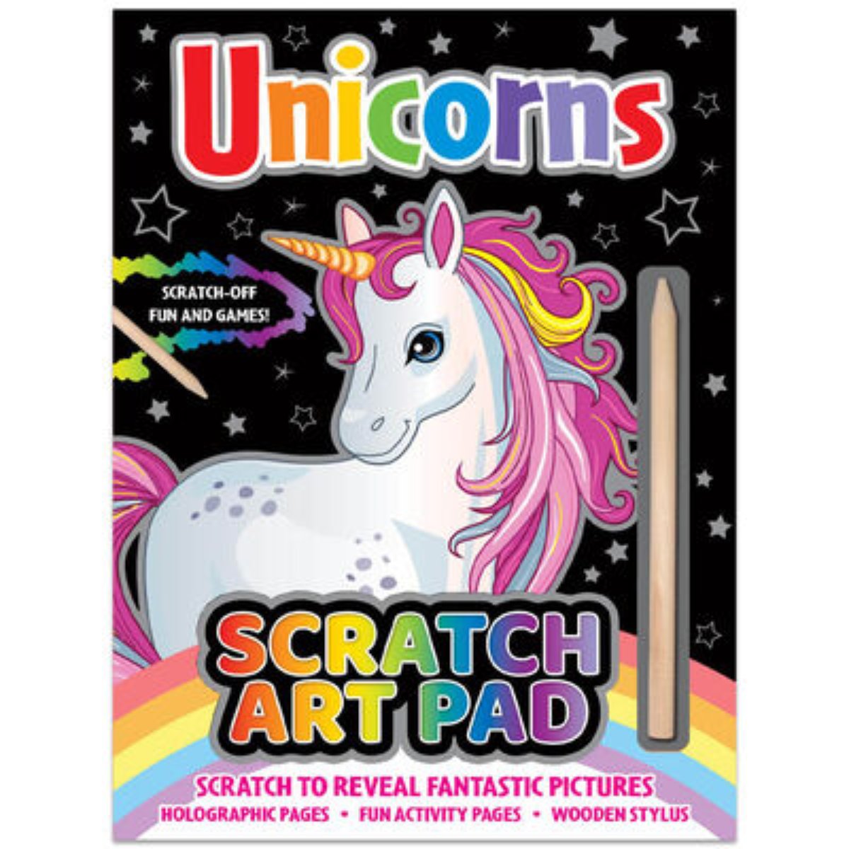 Unicorns Scratch Art Pad