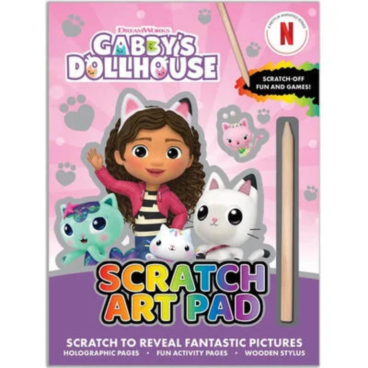 Gabby's Dollhouse Scratch Art Pad
