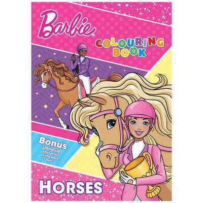 Barbie Horses Colouring Book