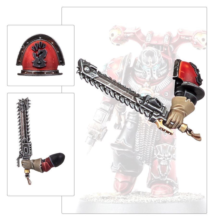 Chaos Space Marines: Red Corsairs Upgrades & Transfers
