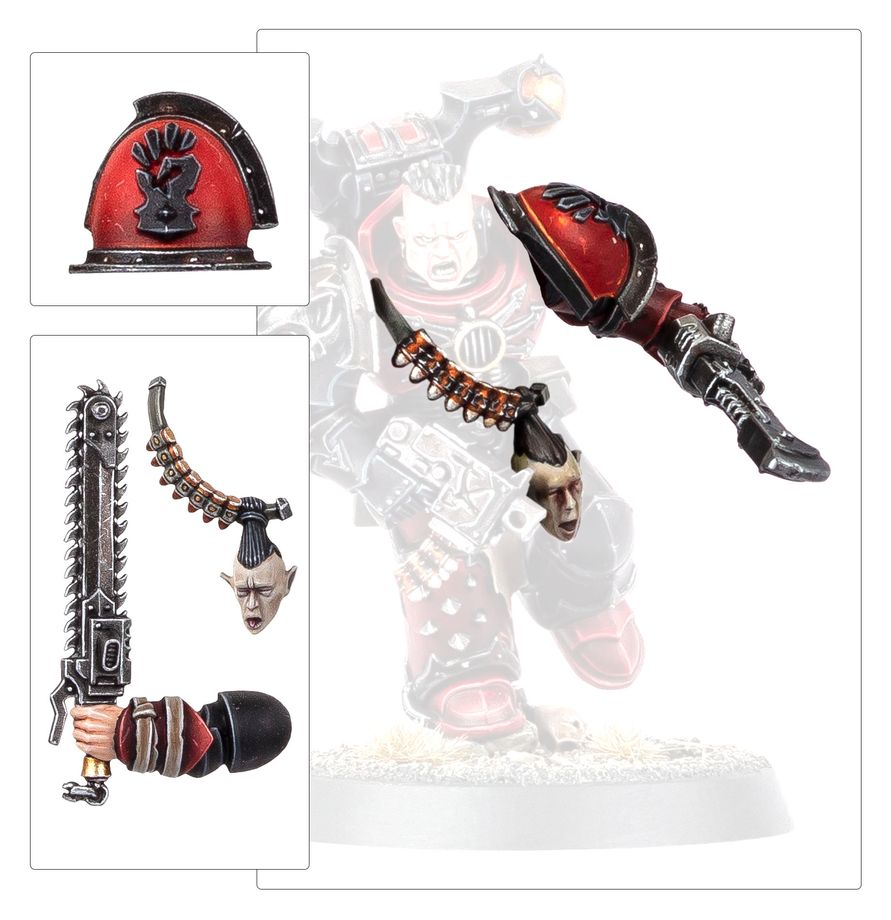 Chaos Space Marines: Red Corsairs Upgrades & Transfers