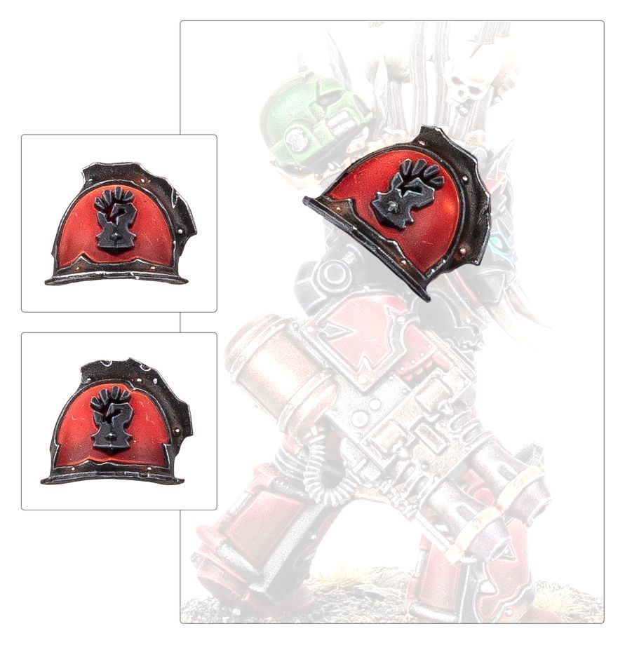 Chaos Space Marines: Red Corsairs Upgrades & Transfers