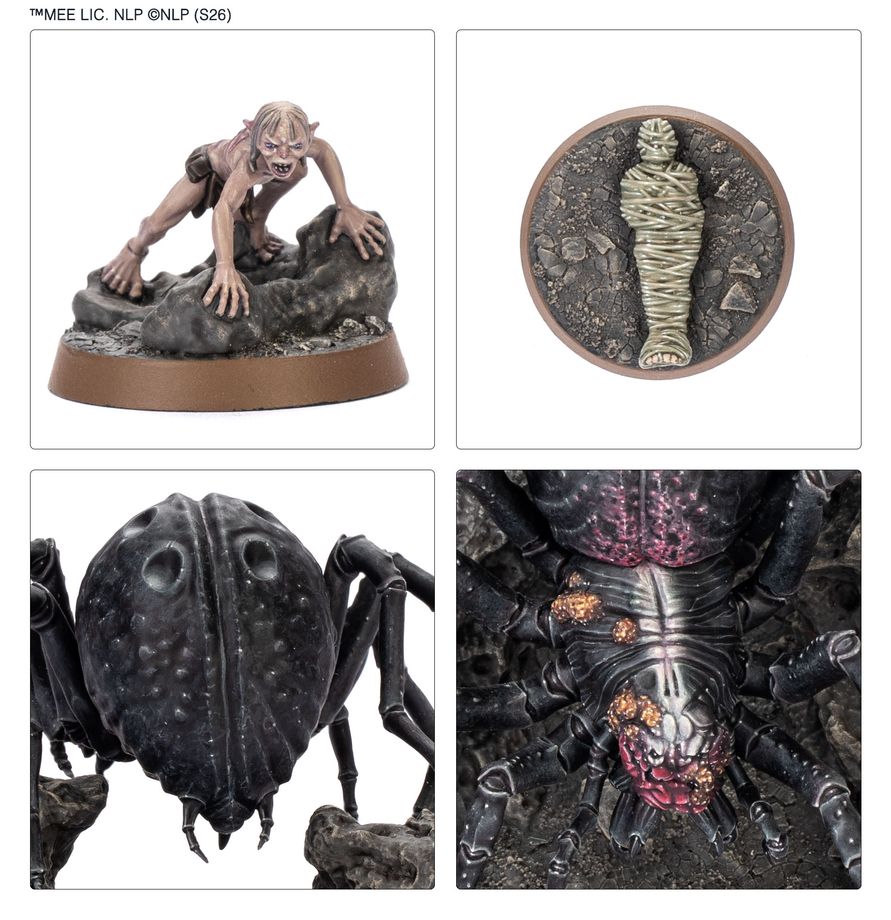 The Path Of Cirith Ungol: Shelob & Gollum