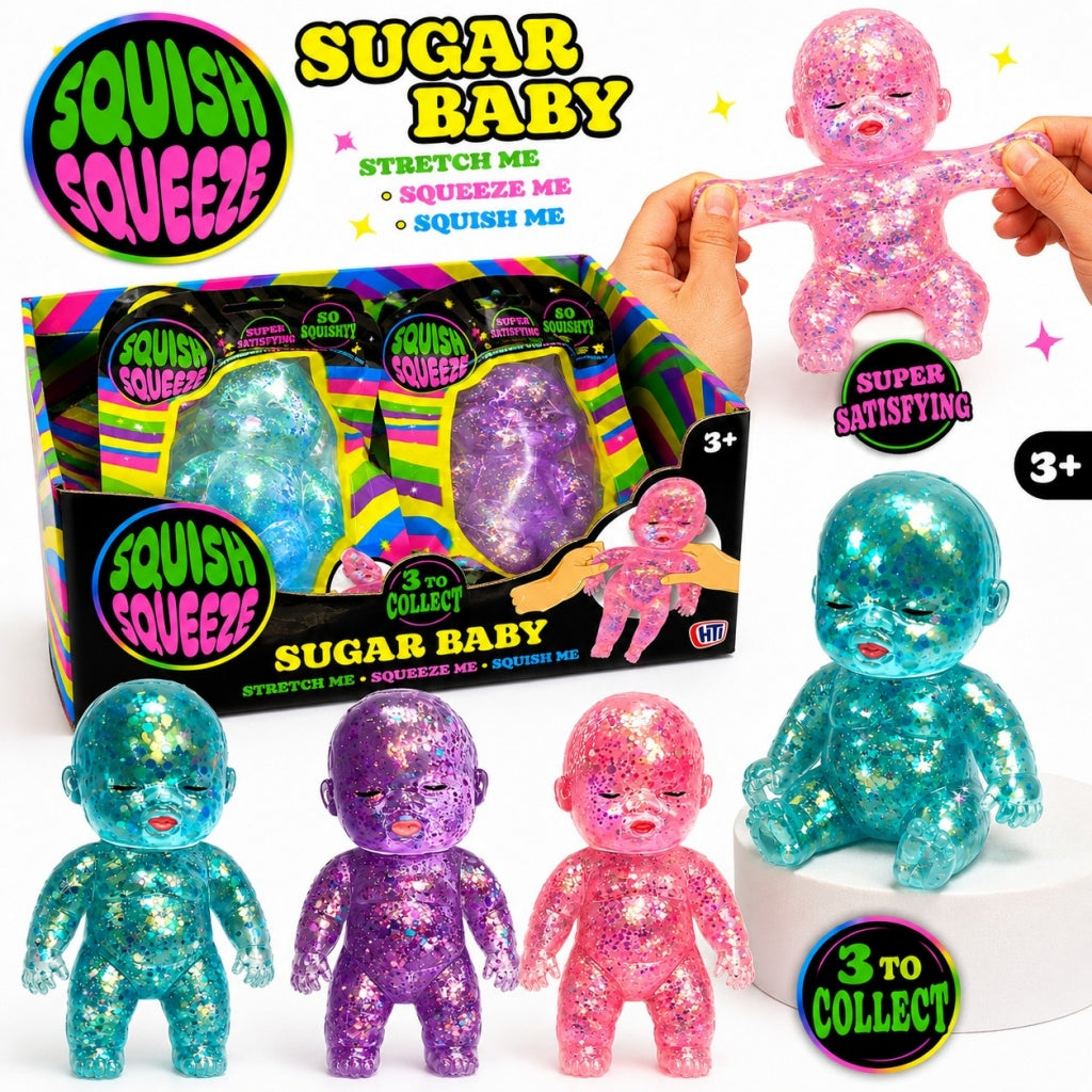 Sugar Maltose Baby Squishy Sensory Toy Bag