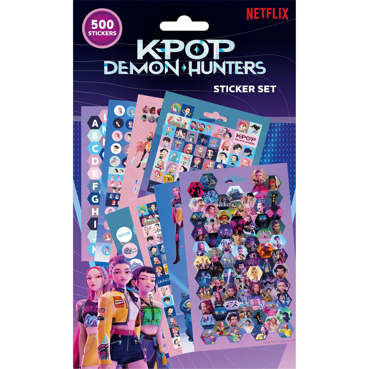 K-Pop Demon Hunters 500Pcs Sticker Book