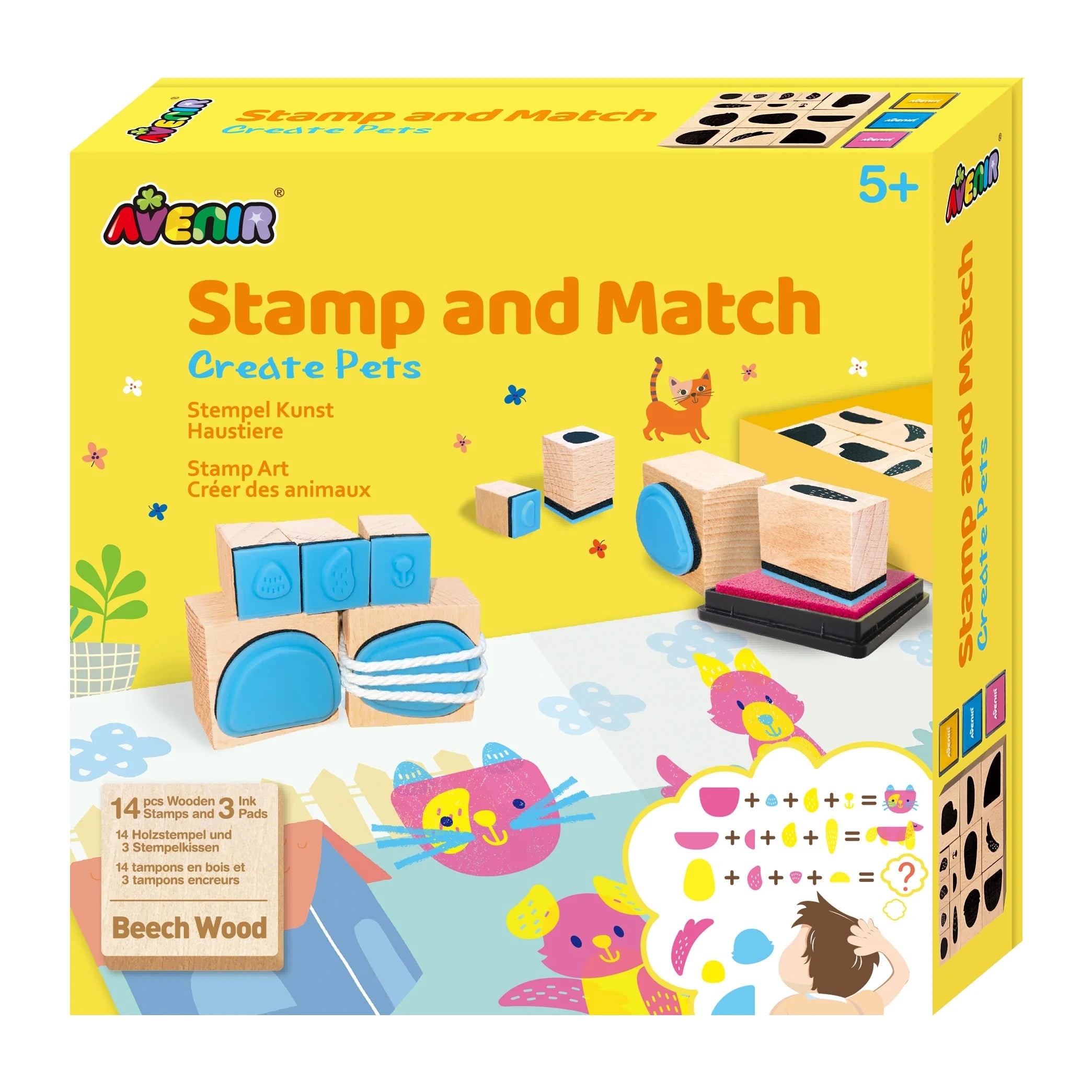 Stamp and Match Pets