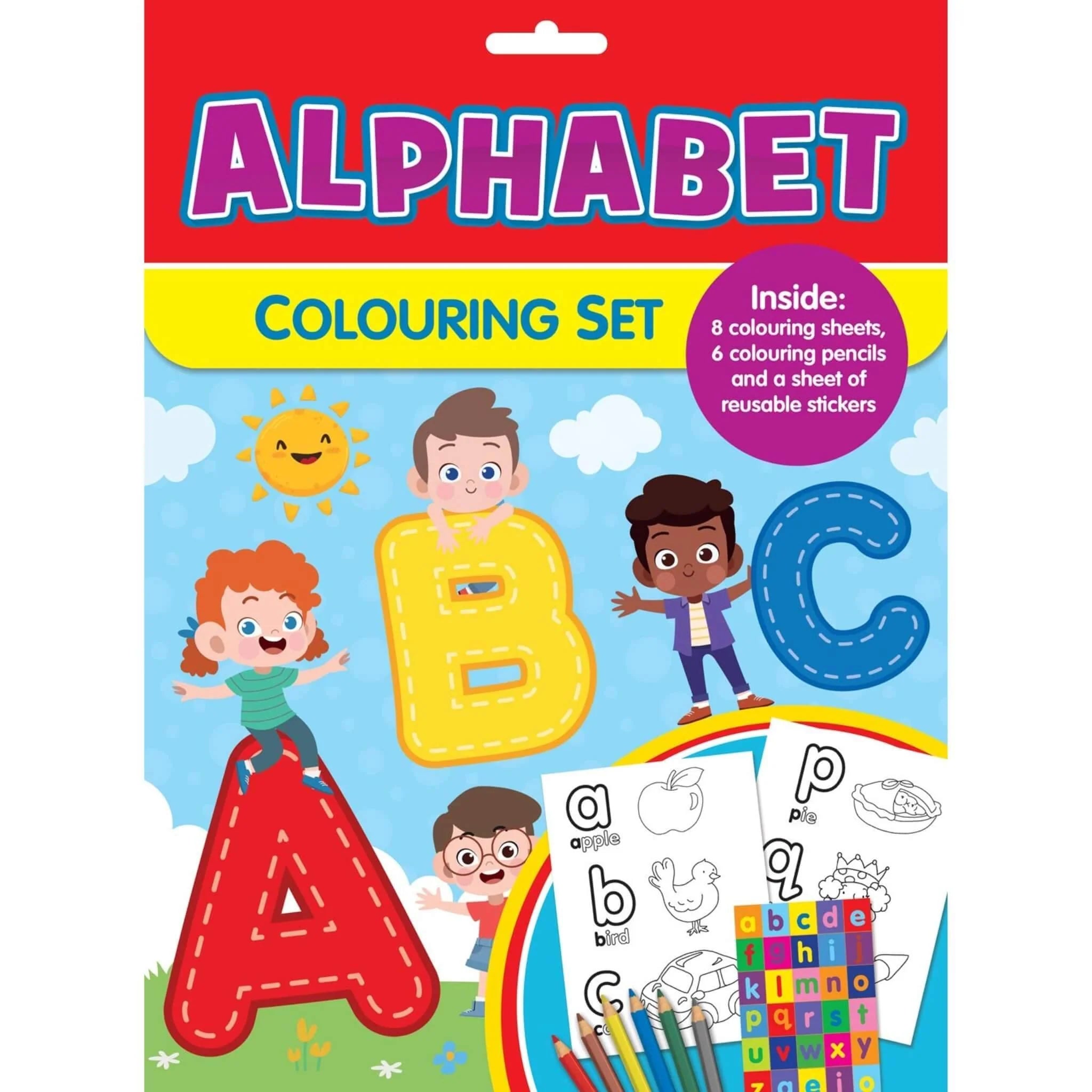 Alphabet Colouring Set