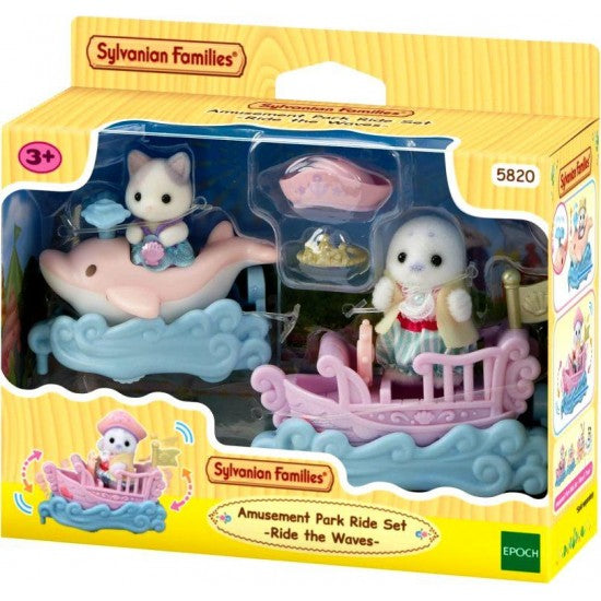 Sylvanian Families Amusement Park Ride Set - Ride the Waves